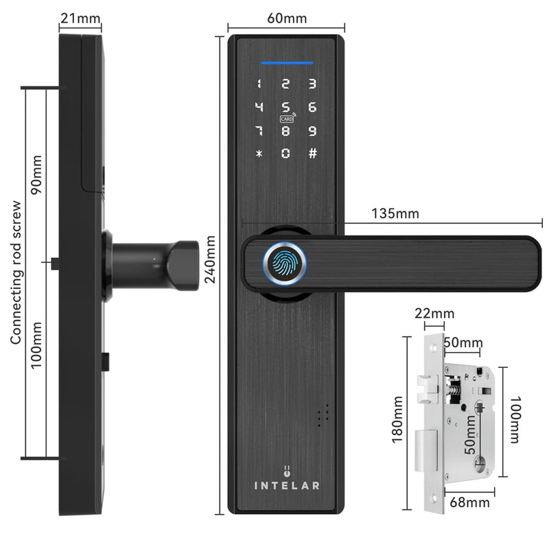 FECHADURA: INTELAR X1 TUYA