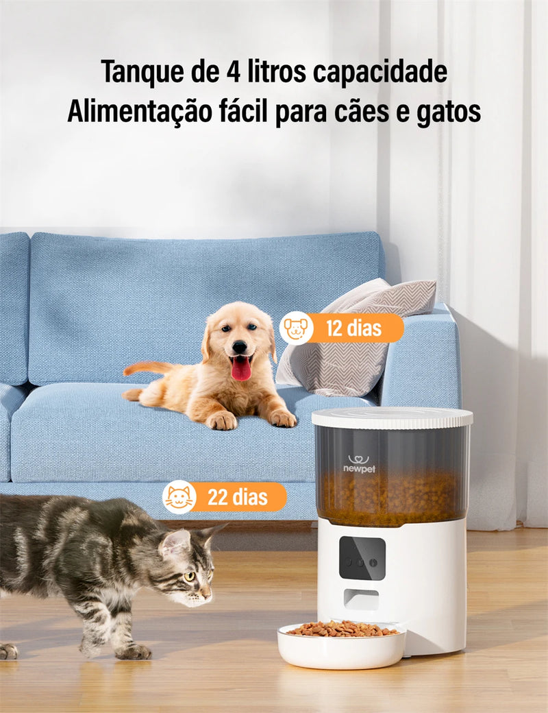 ALIMENTADOR POR TEMPORIÇÃO PARA PETS